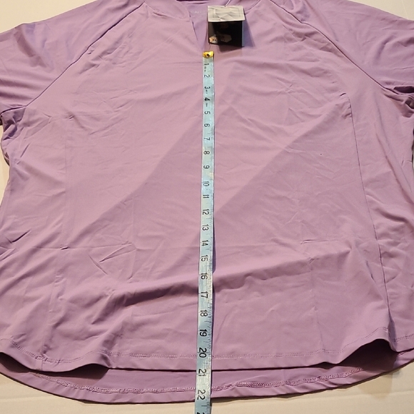 Baleaf Lavender Women's Athletic Top NWOT Size 3XL 3/4 Sleeve - Picture 9 of 11